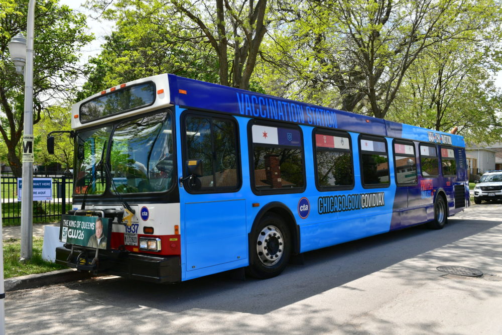 Mobile Vaccination Bus Chicago Defender