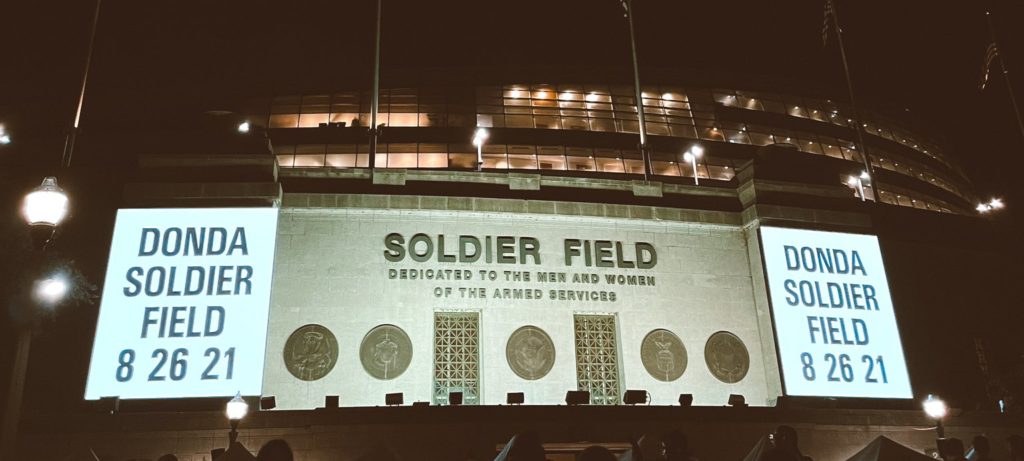 Kanye West Donda Chicago Defender