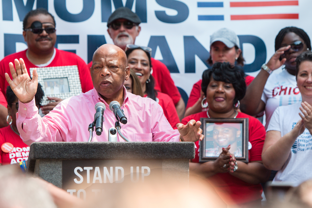 John Lewis Voting Chicago Defender