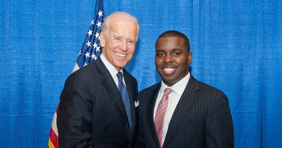 Joe Biden and Kouri Marshall