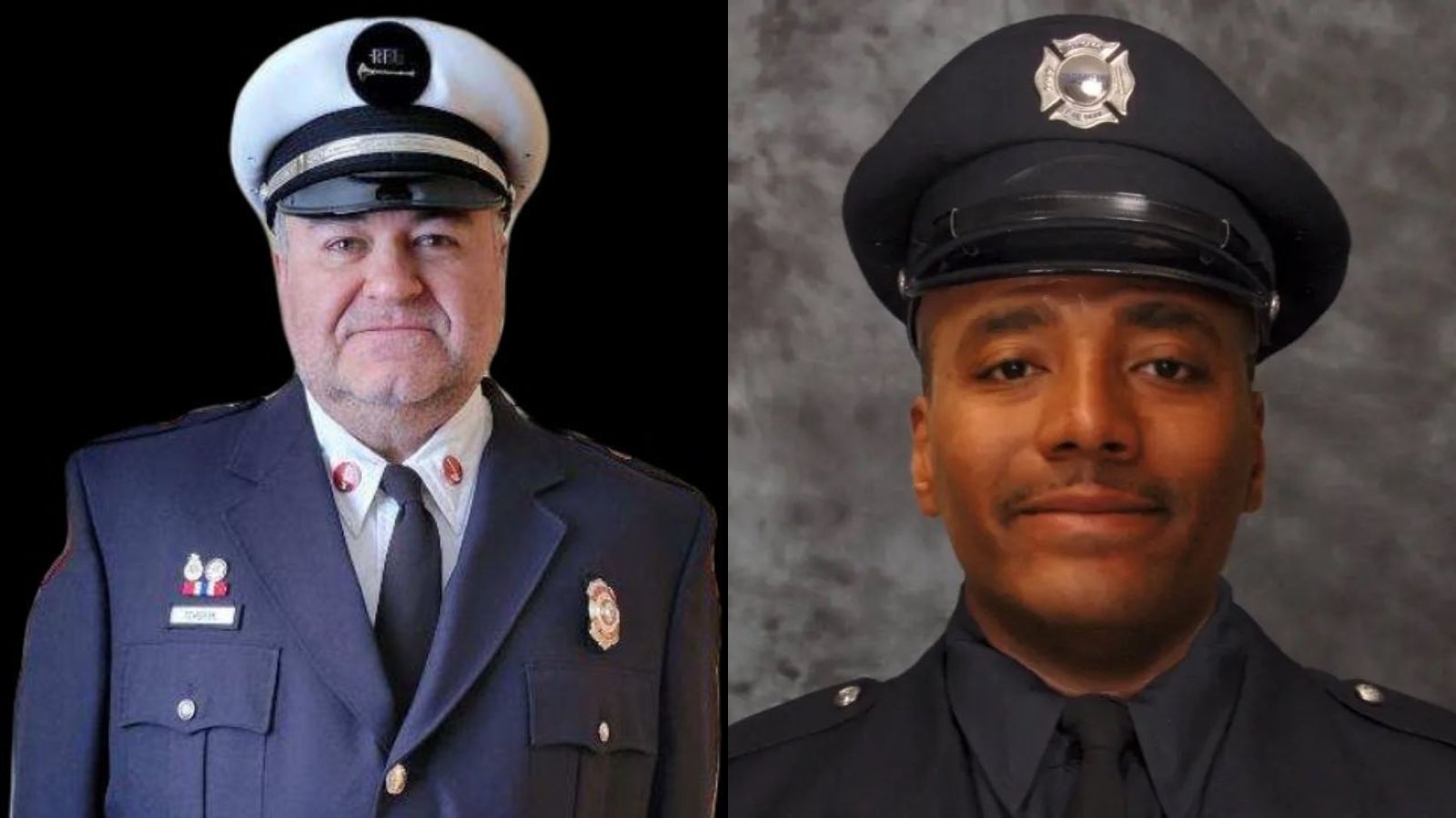 Chicago Firefighters Lt Jan Tchoryk and Jermaine Pelt