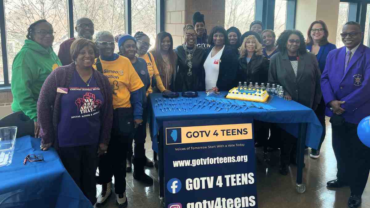 GOTV 4 Teens event at Simeon Career Academy