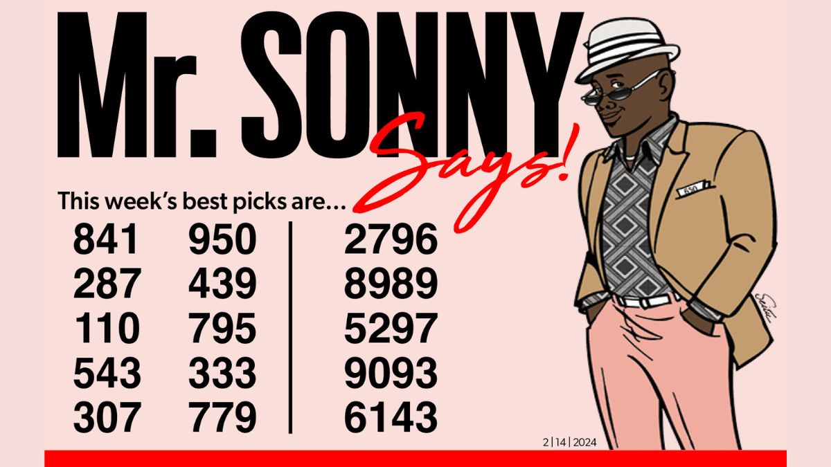 MR. SONNY KNOWS for Feb. 14