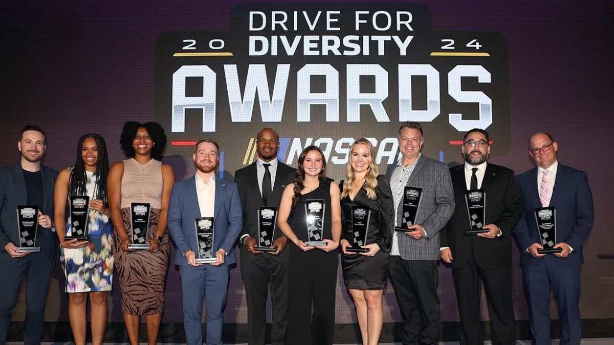 NASCAR honored CPS as one of 10 of its 2024 Drive for Diversity Awards recipients