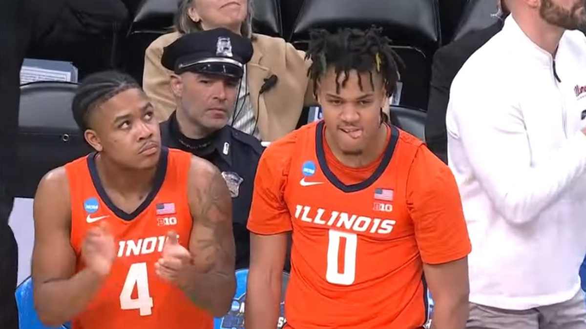Justin Harmon and Terrence Shannon Jr. of the Fighting Illini