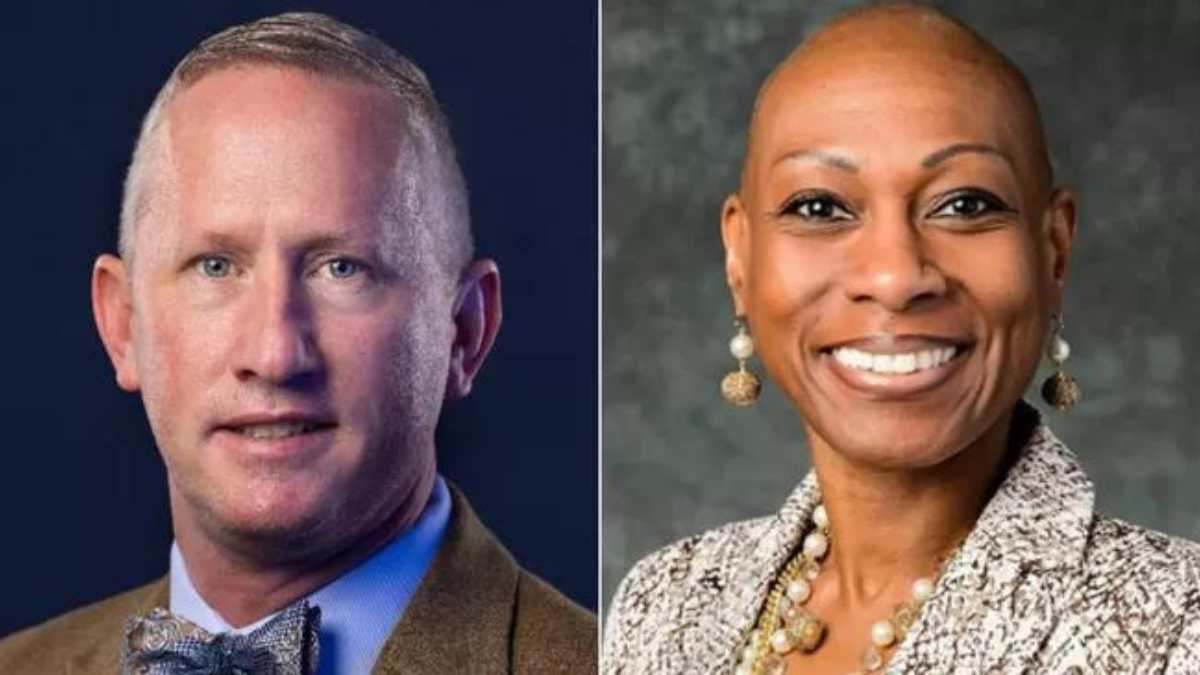 President John Moseley and Antoinette Candia-Bailey