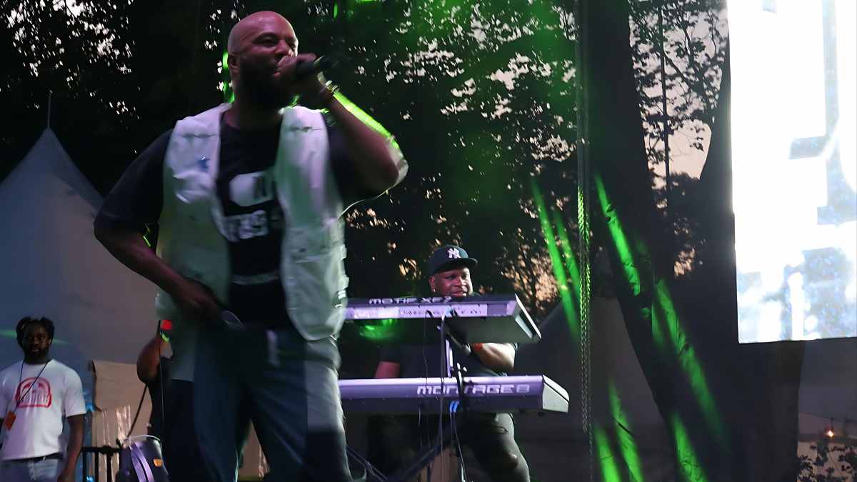 Common performing at the Juneteenth Village Fest at Douglass Park