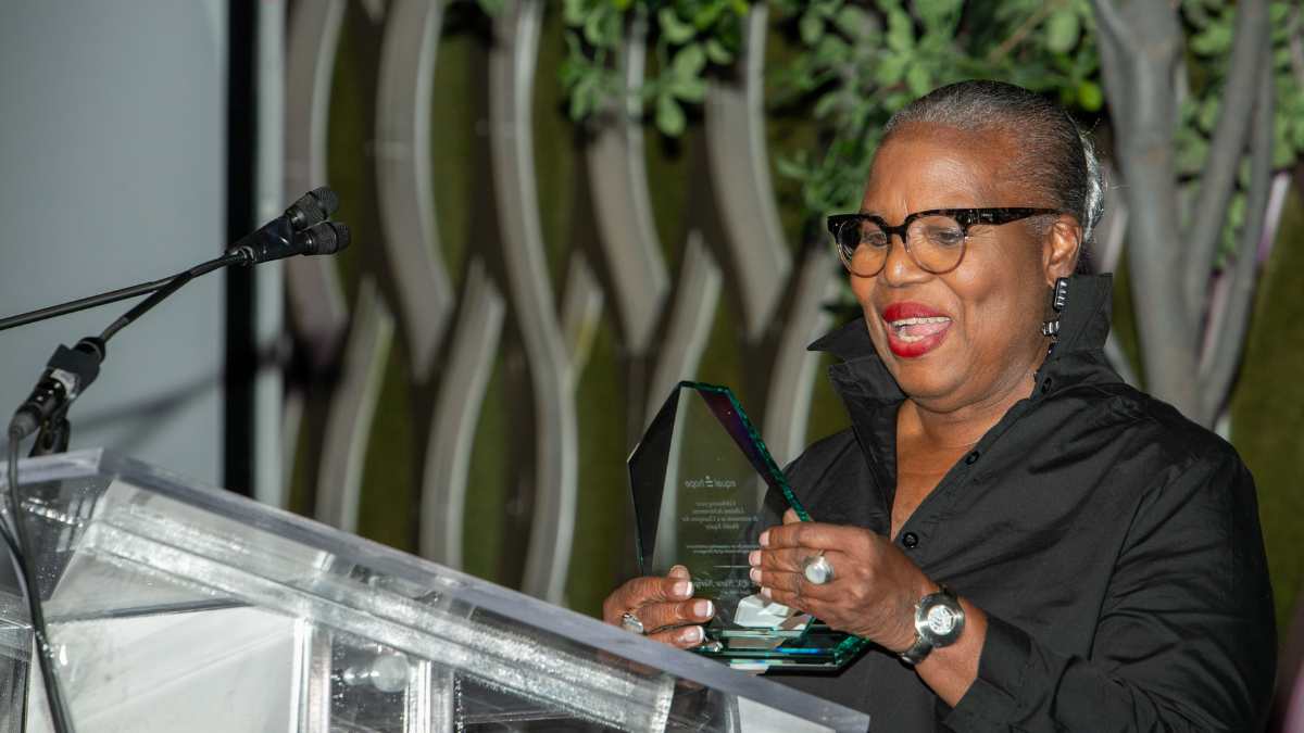 Equal Hope nurse navigator Retha Cooper was honored recently at the organization’s 16th Annual “Celebrating Life” Gala.