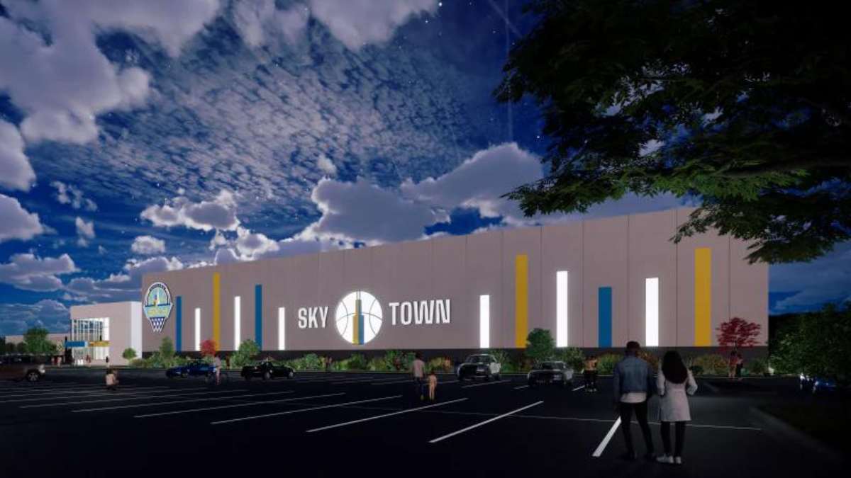 Rendering of New Chicago Sky Practice Facility in Bedford Park
