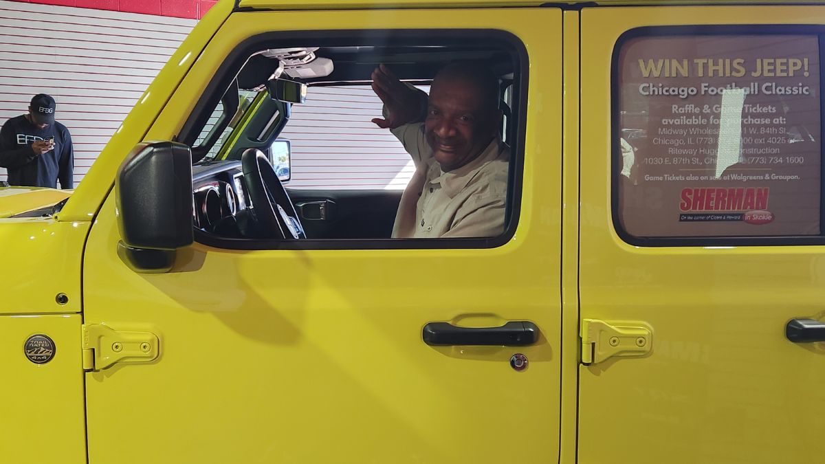 Randall Cox was announced as the lucky winner of the 'Raffle for a Cause.'