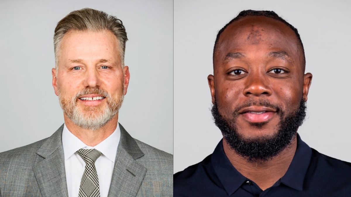 Matt Eberflus (L) and Thomas Brown (R)