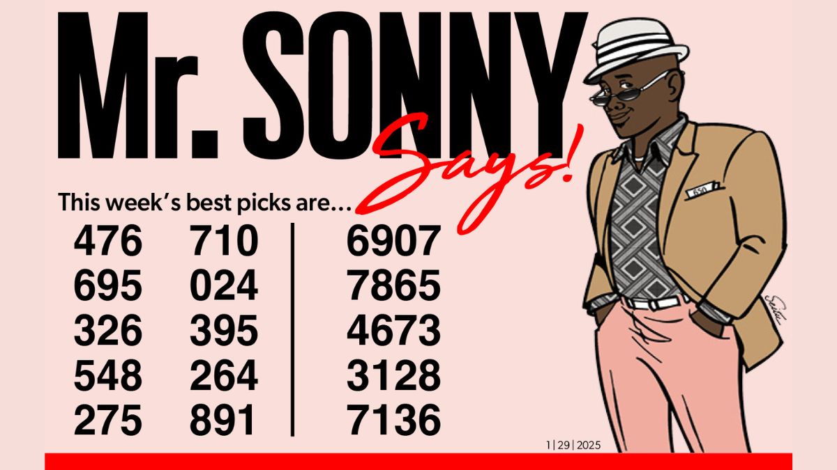 MR. SONNY KNOWS for Jan. 29, 2025