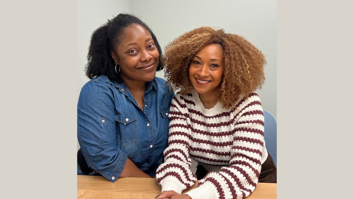 Chicago Defender writer Marshelle Sanders with Monique Roberson (Photo Provided)